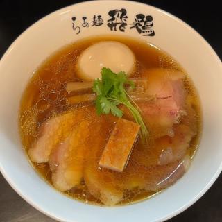 鶏そば+煮たまご(らぁ麺 飛鶏)