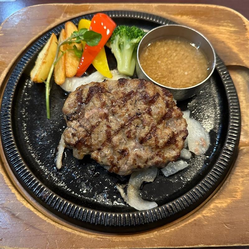 国産牛粗挽きプレミアハンバーグ(スエヒロレストラン 小田原店)