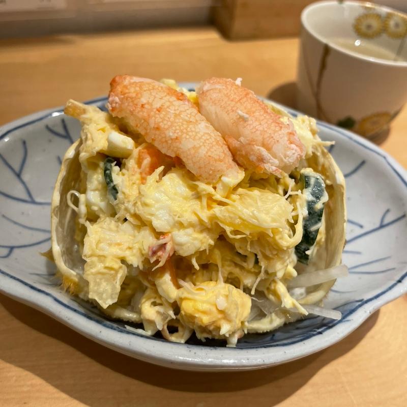 カニサラダ(立ち呑み 三ぶん)