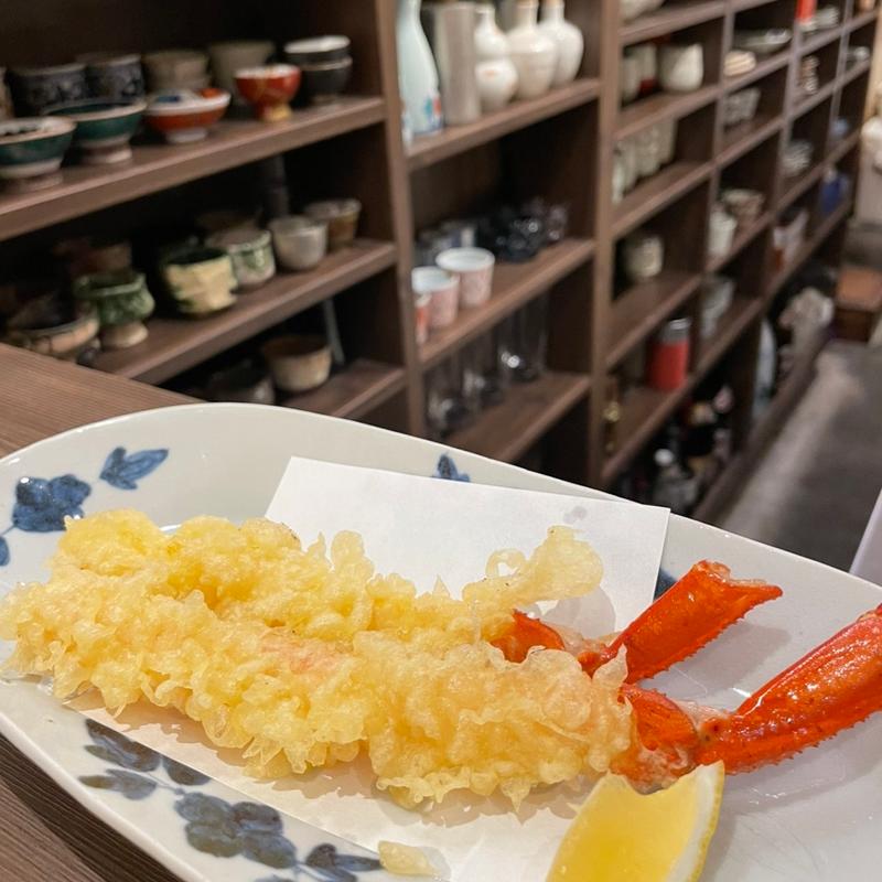 カニの爪天ぷら(立ち呑み 三ぶん)