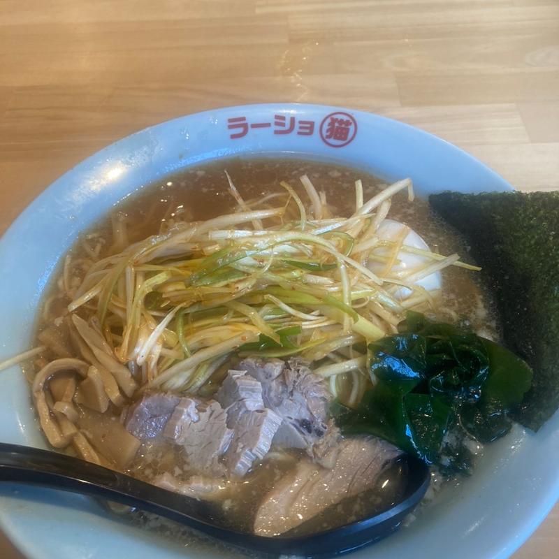 辛ネギラーメン醤油(ラーショマルミャー 宇都宮店)