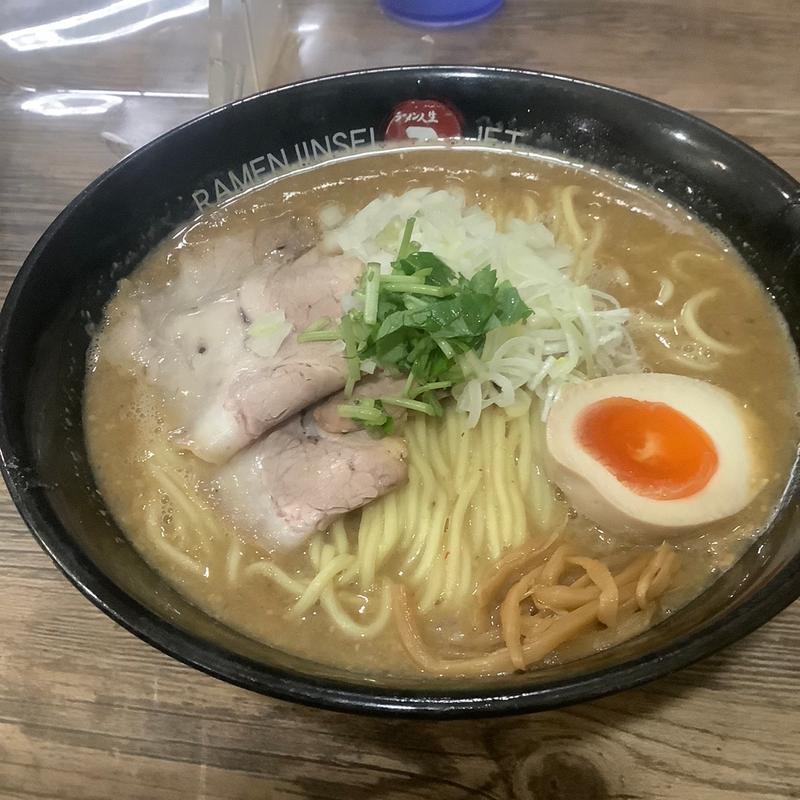 味噌煮込みそば(ラーメン大盛150円)(ラーメン人生JET 600)