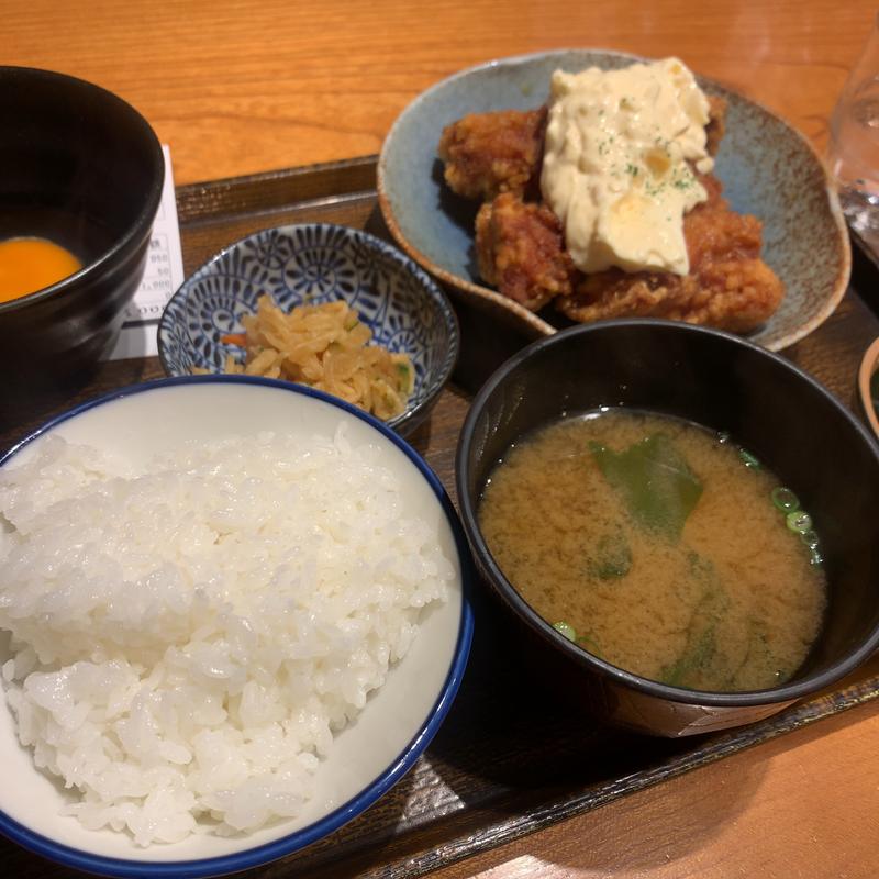 チキン南蛮定食(恵比寿 土鍋炊ごはん なかよし 本店)