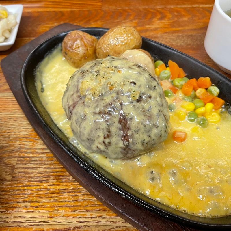 ハンバーグランチ（イタリアソース）(ハンバーグレストランまつもと)