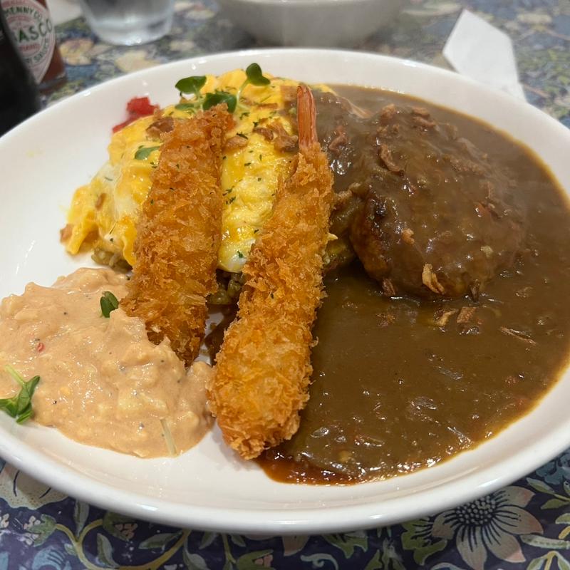 よくばり（ドライカレーオムライス）(kerun)