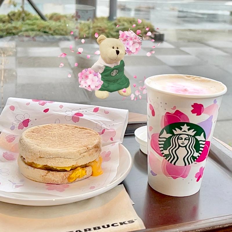 あらびきソーセージパティ＆スクランブルエッグイングリッシュマフィン(スターバックスコーヒー 東香里店)