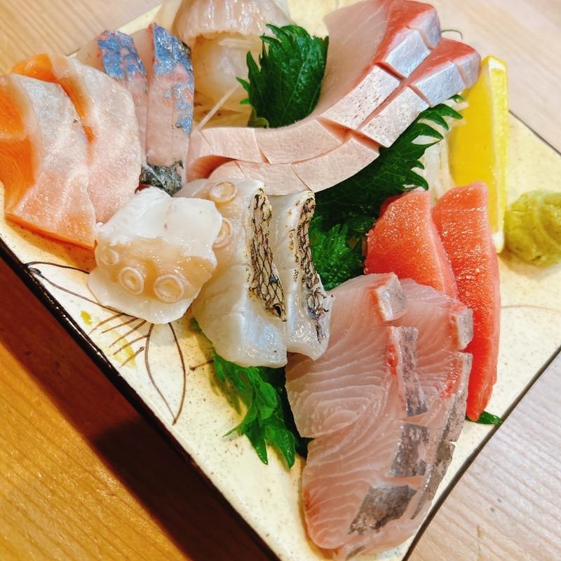 お造り盛り合わせ(稲田寿司)