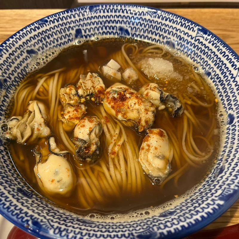 牡蠣そば(麺 昌まさ)