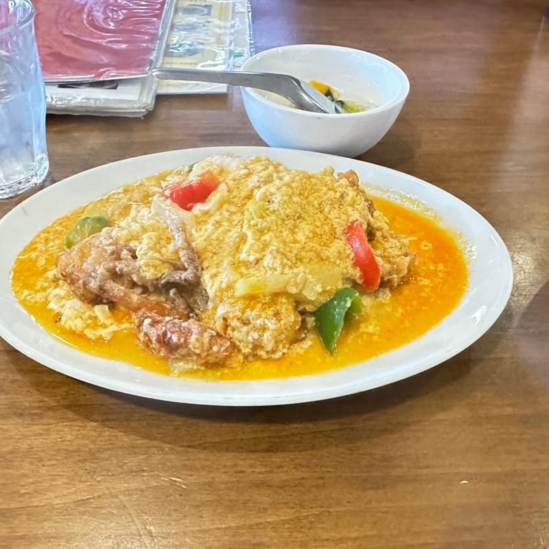 プーパッポンカレー、ライス(チョークディー)