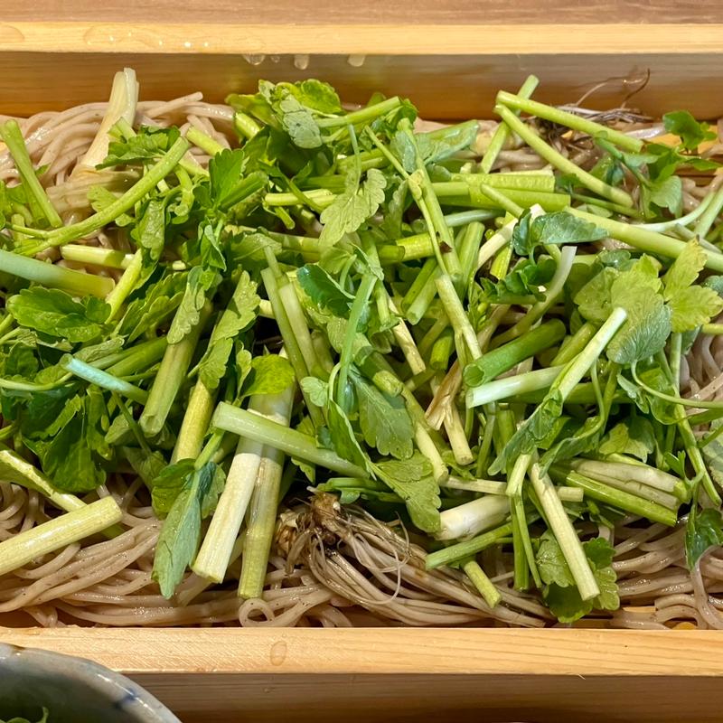 せり蕎麦（冷）(蕎麦ダイニング 音菜)