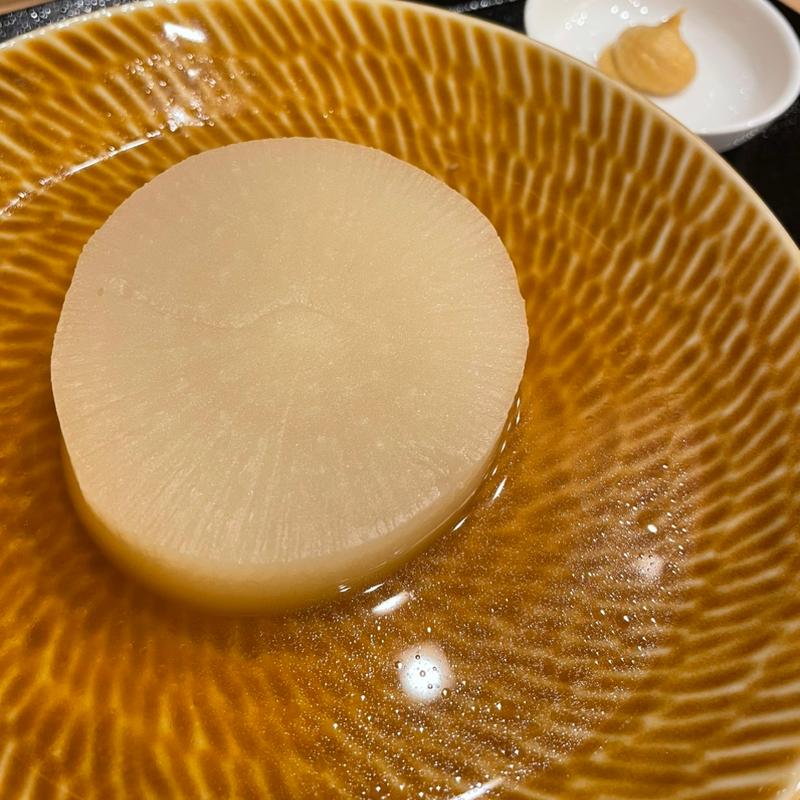 おでん大根(居酒屋 都橋 おでん 久（みやこばし おでん きゅう）桜木町・野毛)