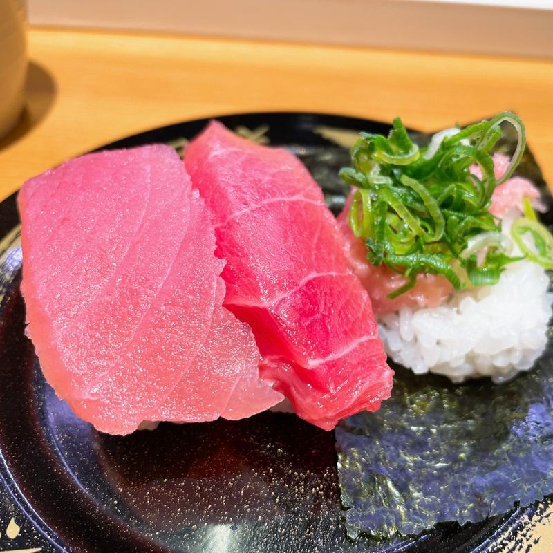 まぐろ3貫盛り(スシロー梅田茶屋町店)