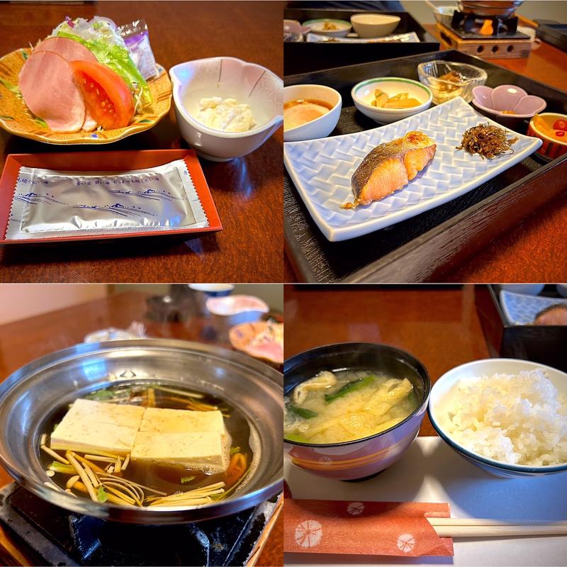 朝食(湯の宿 福寿草)