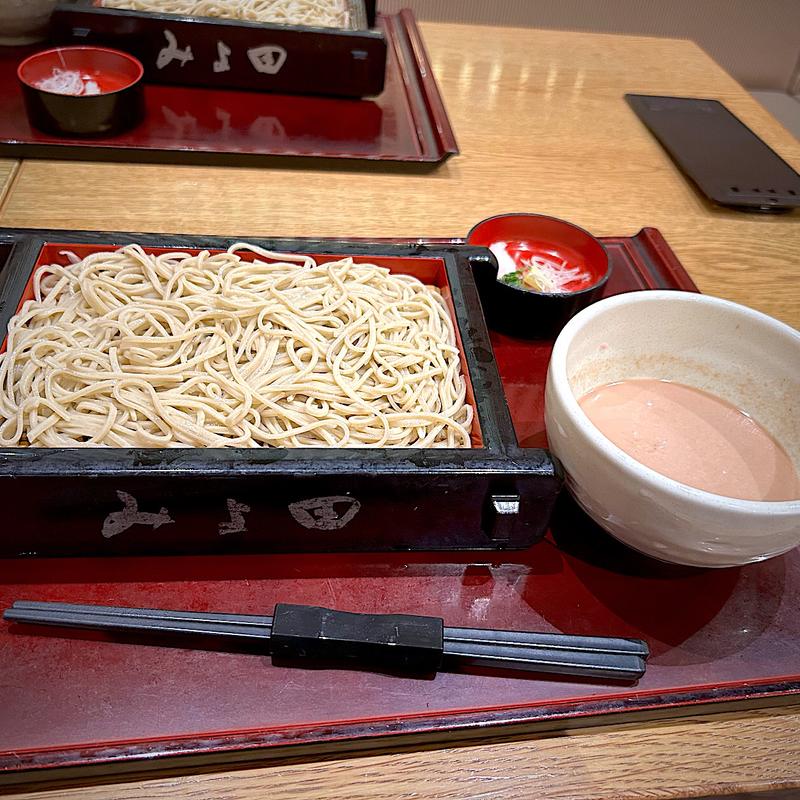 ごま汁せいろ(食楽彩々そば処 みよ田)