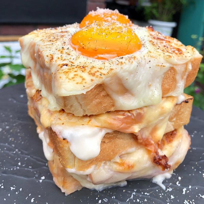 とろーりクロックマダム(コーヒー＆トースト)