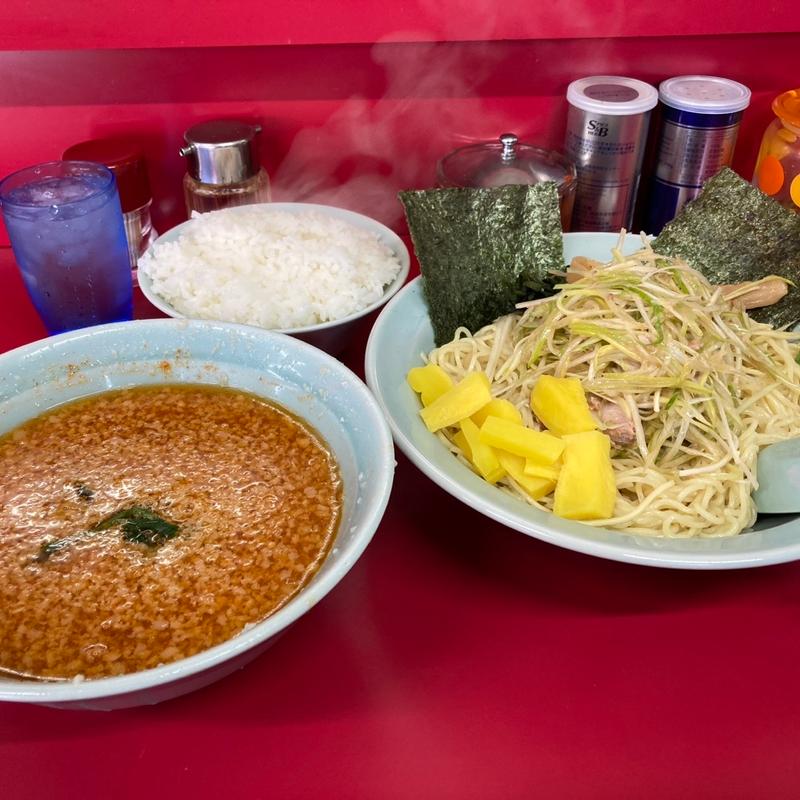 ねぎつけ麺辛味スパイス&ライス(ラーメンショップ 境店 )