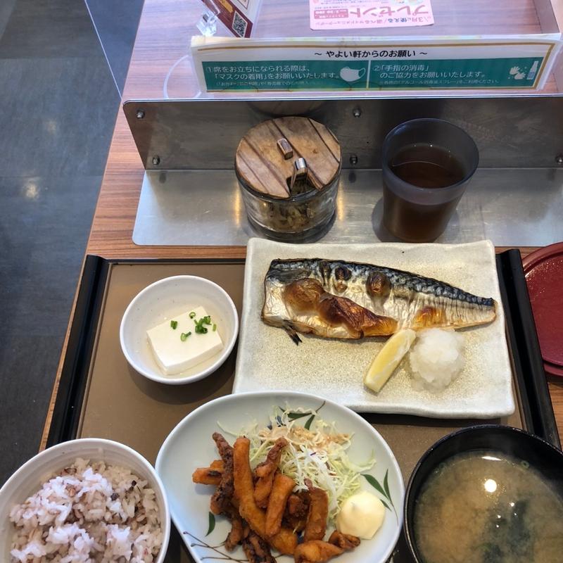 サバの塩焼き定食(やよい軒 フレスポ恵み野店)