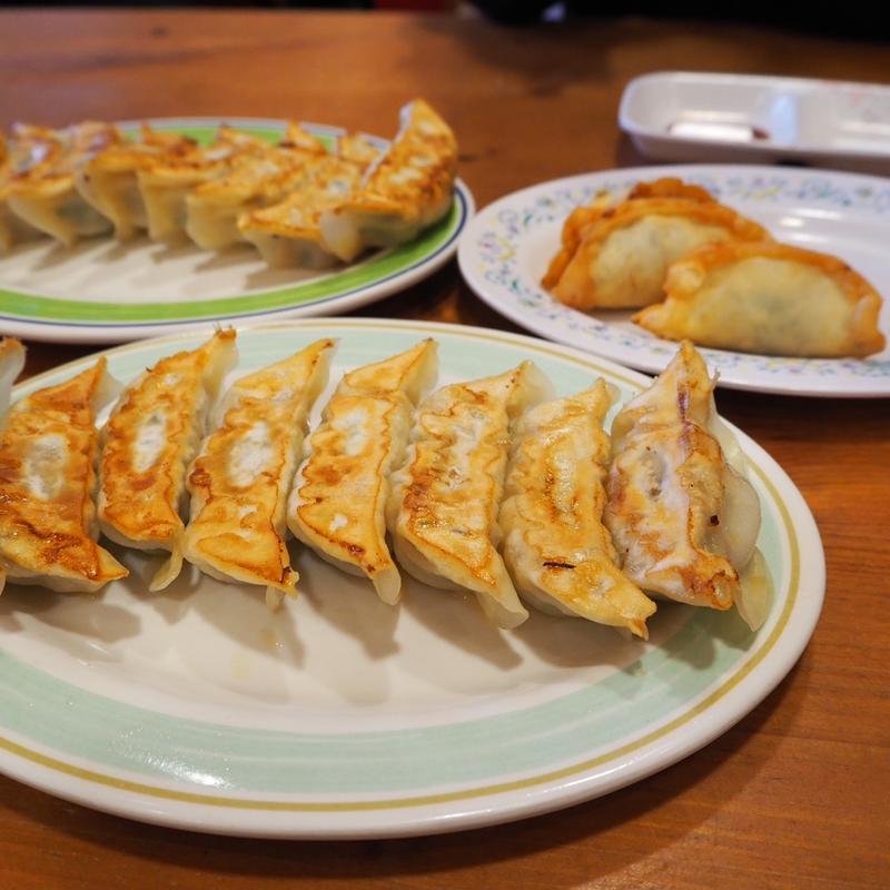 8種類食べ比べ(宇都宮餃子館　健太餃子)