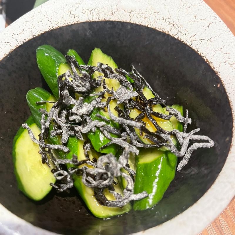 きゅうり旨味こんぶ(炭旬 西明石駅前店 （スミシュン）)