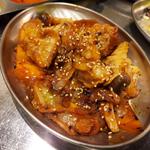 牛コプチャン(丸腸)炒め(韓国食堂ココ)