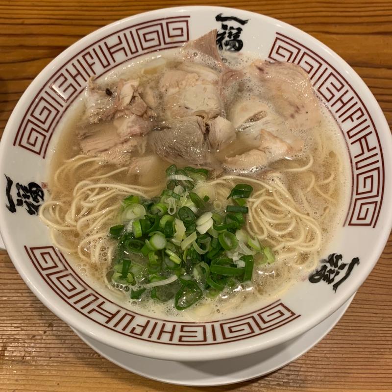 とんこつラーメン(一福 十三西店)