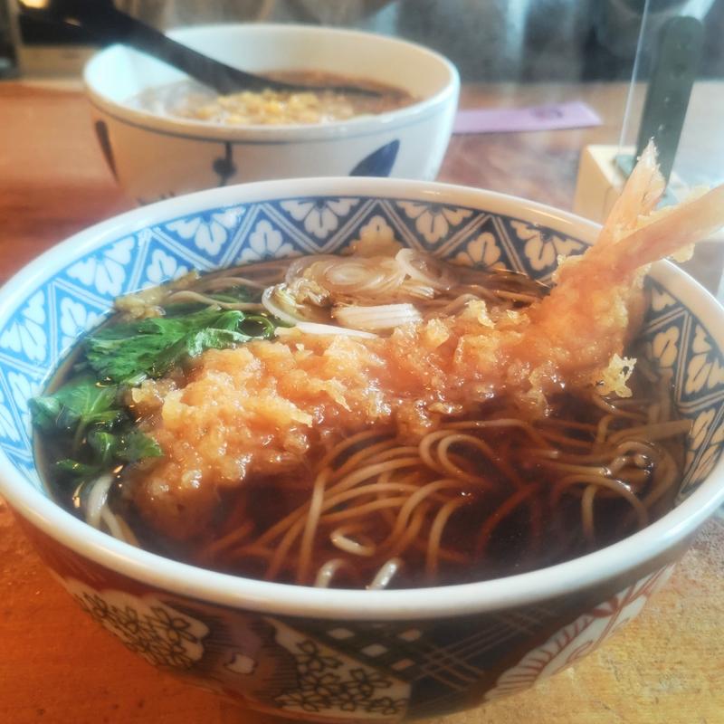 天ぷら蕎麦(雀のお宿)
