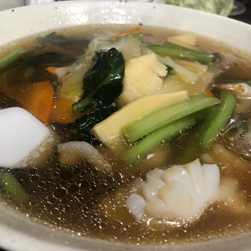 五目汁そば(ヤッチャイ )