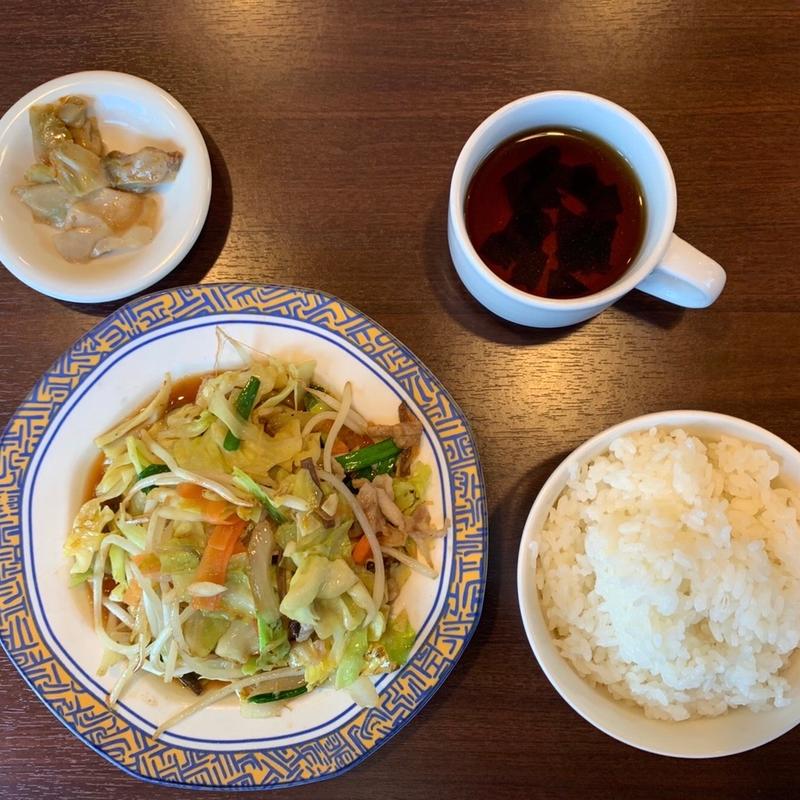 肉野菜定食(バーミヤン 越谷花田店)