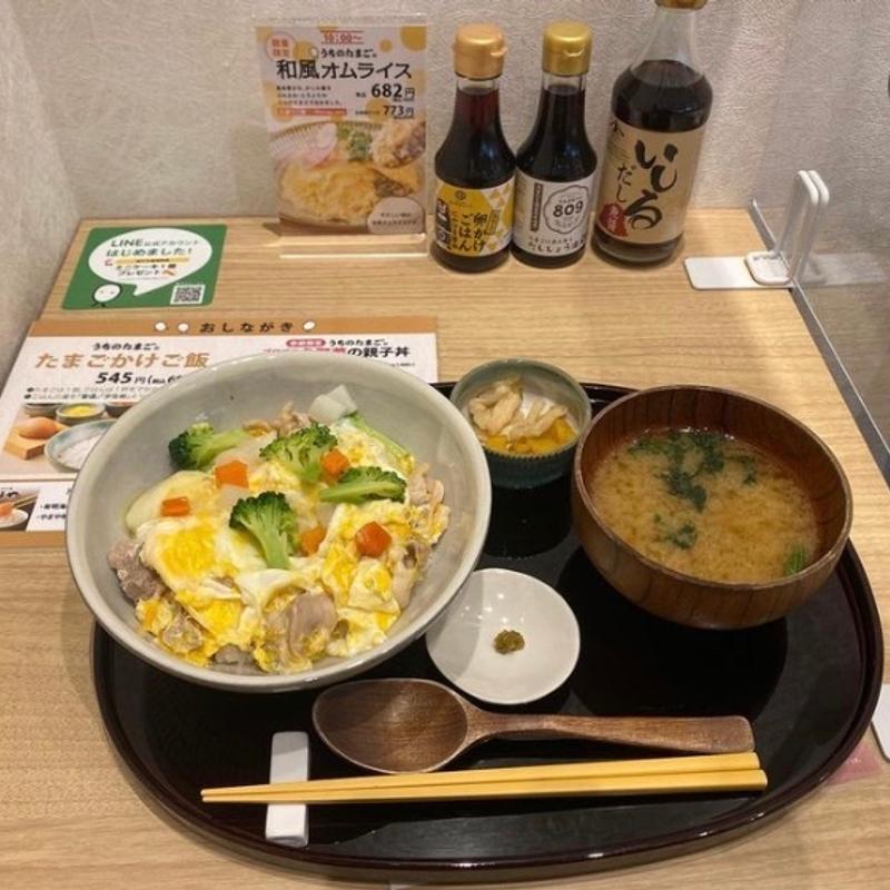 ゴロゴロ冬野菜の親子丼(うちのたまご 阪急三番街店)