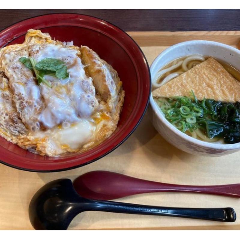 カツ丼ミニきつねうどんセット(得得 泉佐野市場西店)