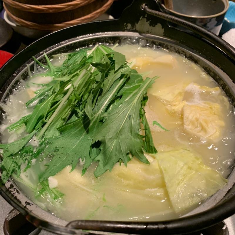 水炊き(本家あべや 神楽坂店)