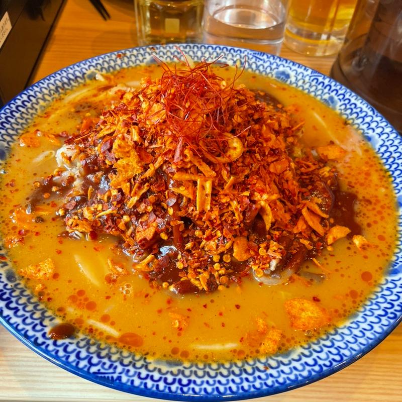 激紅ちゃんぽん3辛(じげもんちゃんぽん 中板橋店)