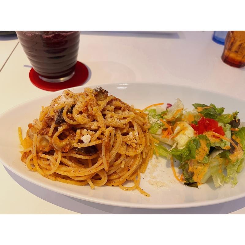 大人のミートソース(サラダ付)(一凛珈琲 上尾店 （イチリンコーヒー）)