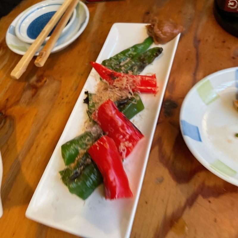 万願寺とうがらし焼き(立ち飲み ますらお)