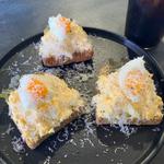 オープンサンド+ドリンクセット（卵と玉子）