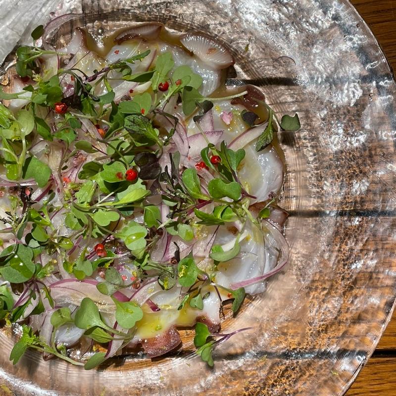 本日の鮮魚カルパッチョ(ピッツェリア・ダ・ガエターノ JRJP博多ビル店)