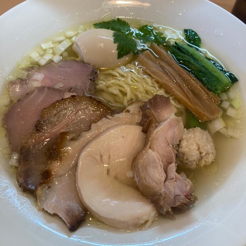 川俣シャモ　塩特製(麺処 隆)