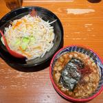 濃厚魚介黒味噌つけ麺(三田製麺所 阪神野田店)