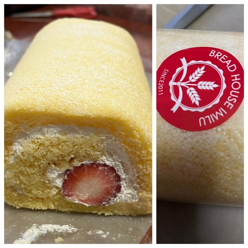 いちごのロールケーキ(ブレッドハウスイミルやまが店)