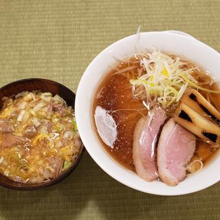 鴨らーめんto飲める鴨親子丼(小)(鴨and葱)