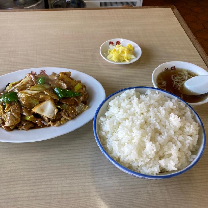 ウーシャン定食ライス大盛(弁慶)