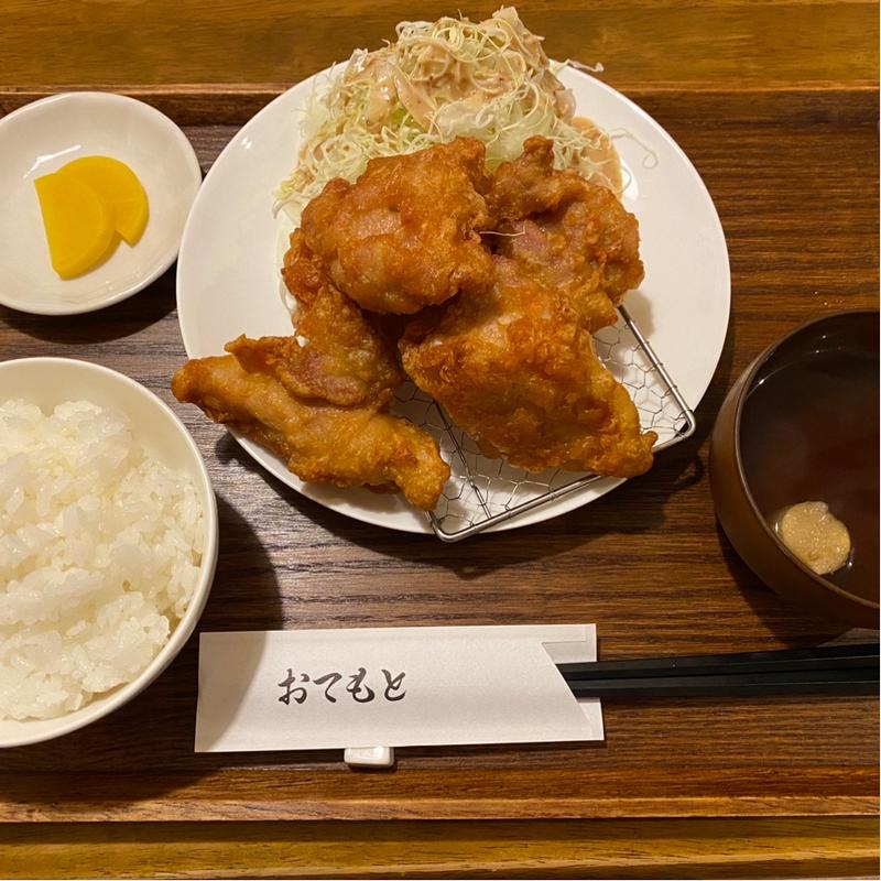 ザンギ定食(冨塚食堂)