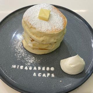 ふわふわリコッタチーズパンケーキ(ミカサデコ&カフェ神宮前)
