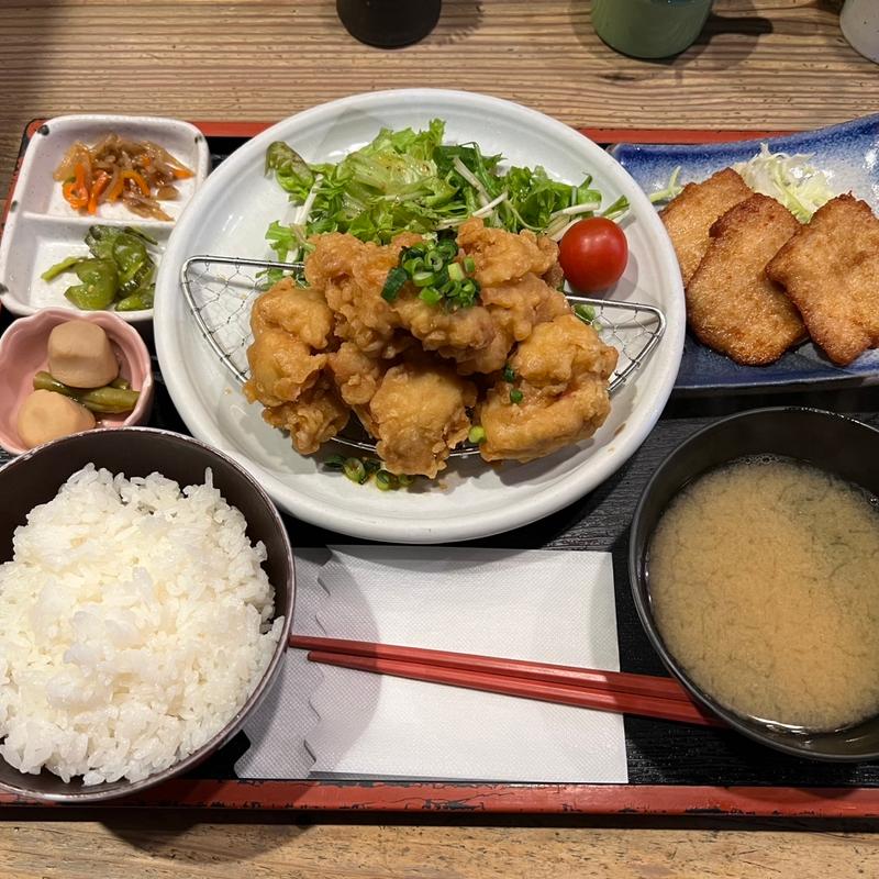 日替：とり天　チキンカツ(鳥一 外苑前店 （とりいち）)