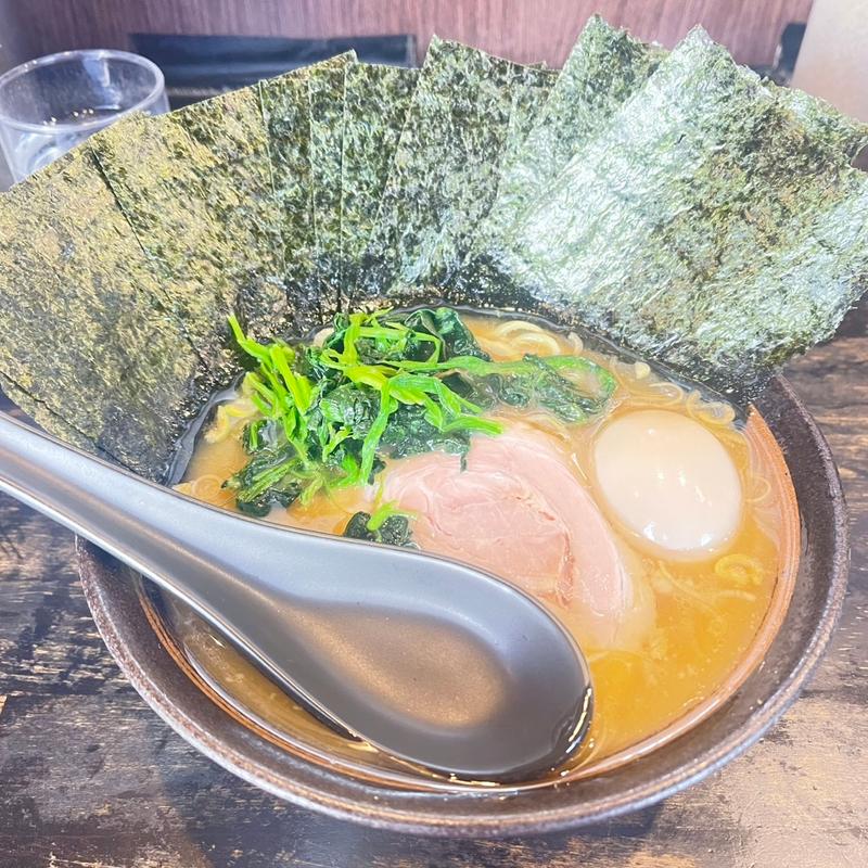 ラーメン海苔増し(家系ラーメン 鶴見 幸家)
