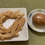 メンマと煮玉(鴨and葱)