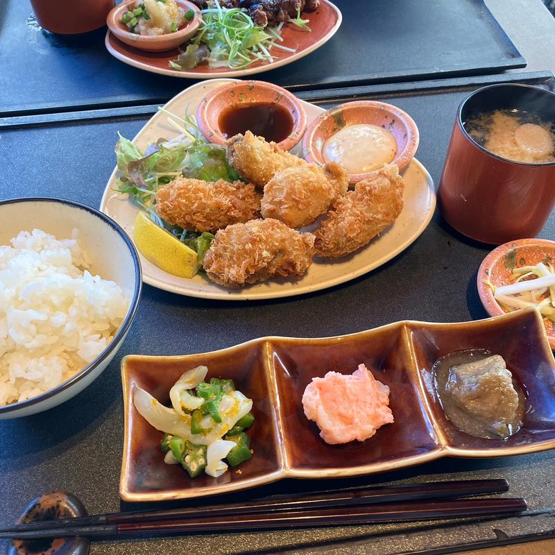カキフライ御膳(炭焼き大 新百合ヶ丘店)