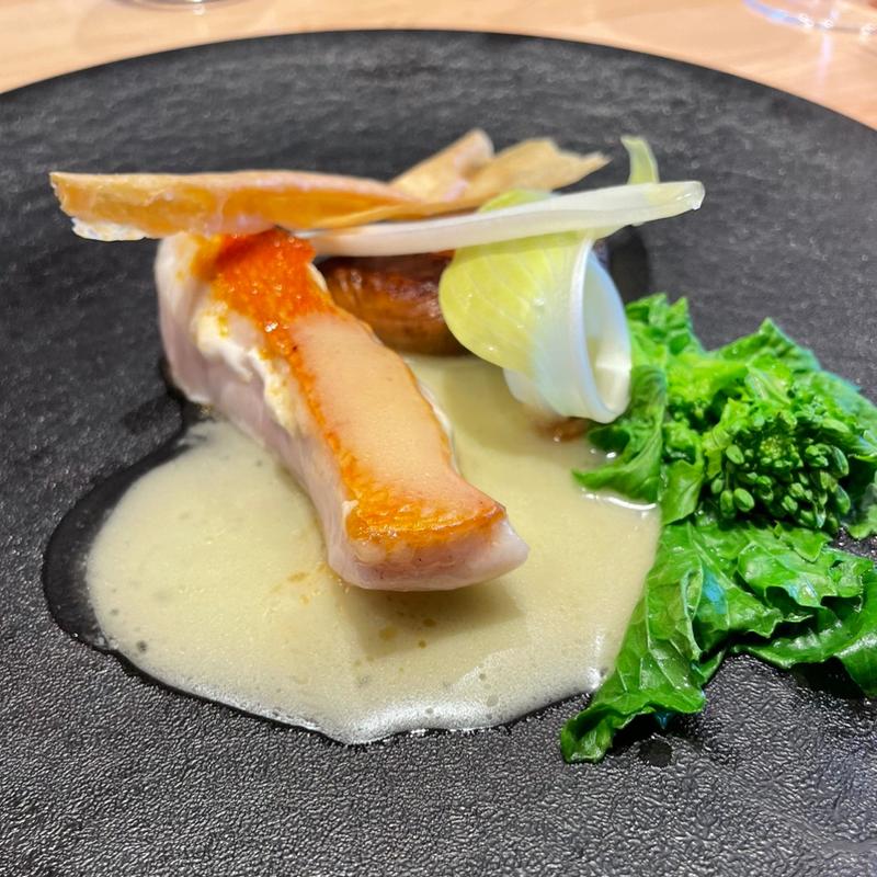 真鯛のポアレ(Restaurant TOYO Tokyo)