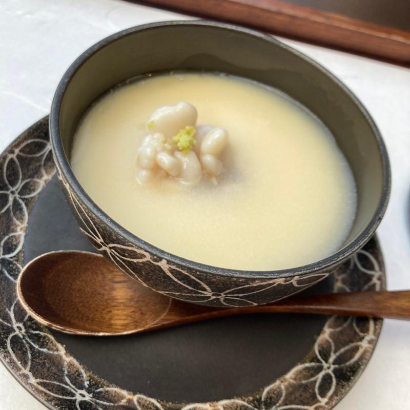 自然薯のすり流し(牛なべ 右近)