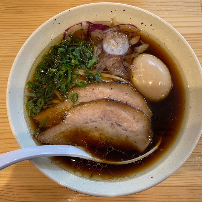 鶏豚醤油そば(麺屋 いさお)